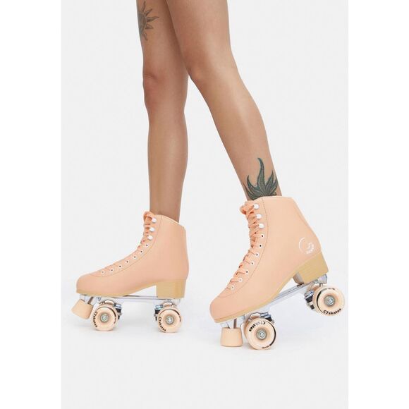 C7SKATES PREMIUM PEACHY KEEN QUAD SKATES SIZE 6 $140 - Picture 2 of 6